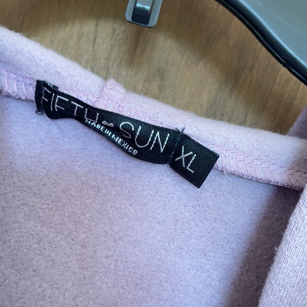 Relist 2/5❌Wildflower festival tour butterfly hoodie raw hem dull lavender XL jr - Picture 11 of 15